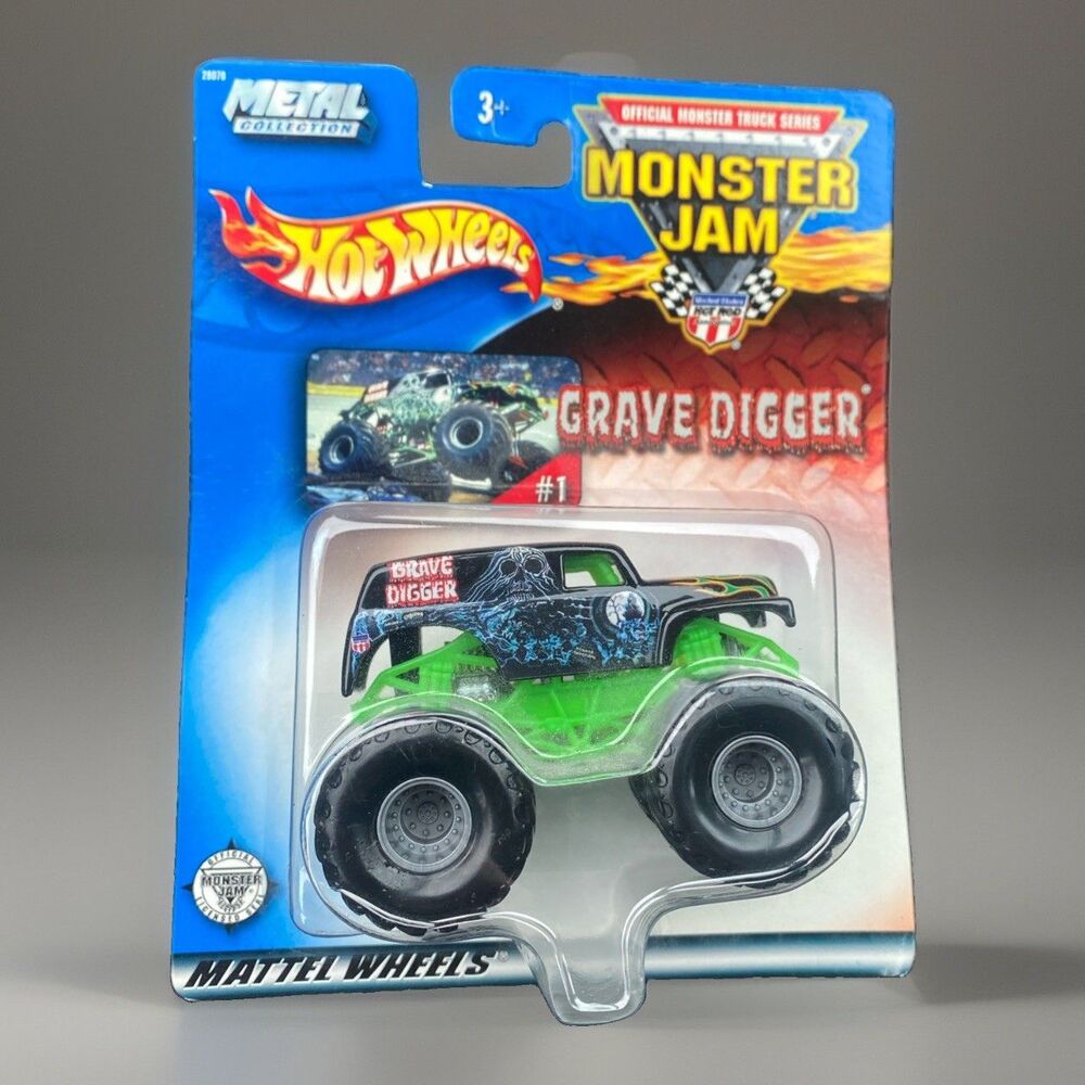 2002 Hotwheels monster jam Grave Digger 1/64 new metal collection